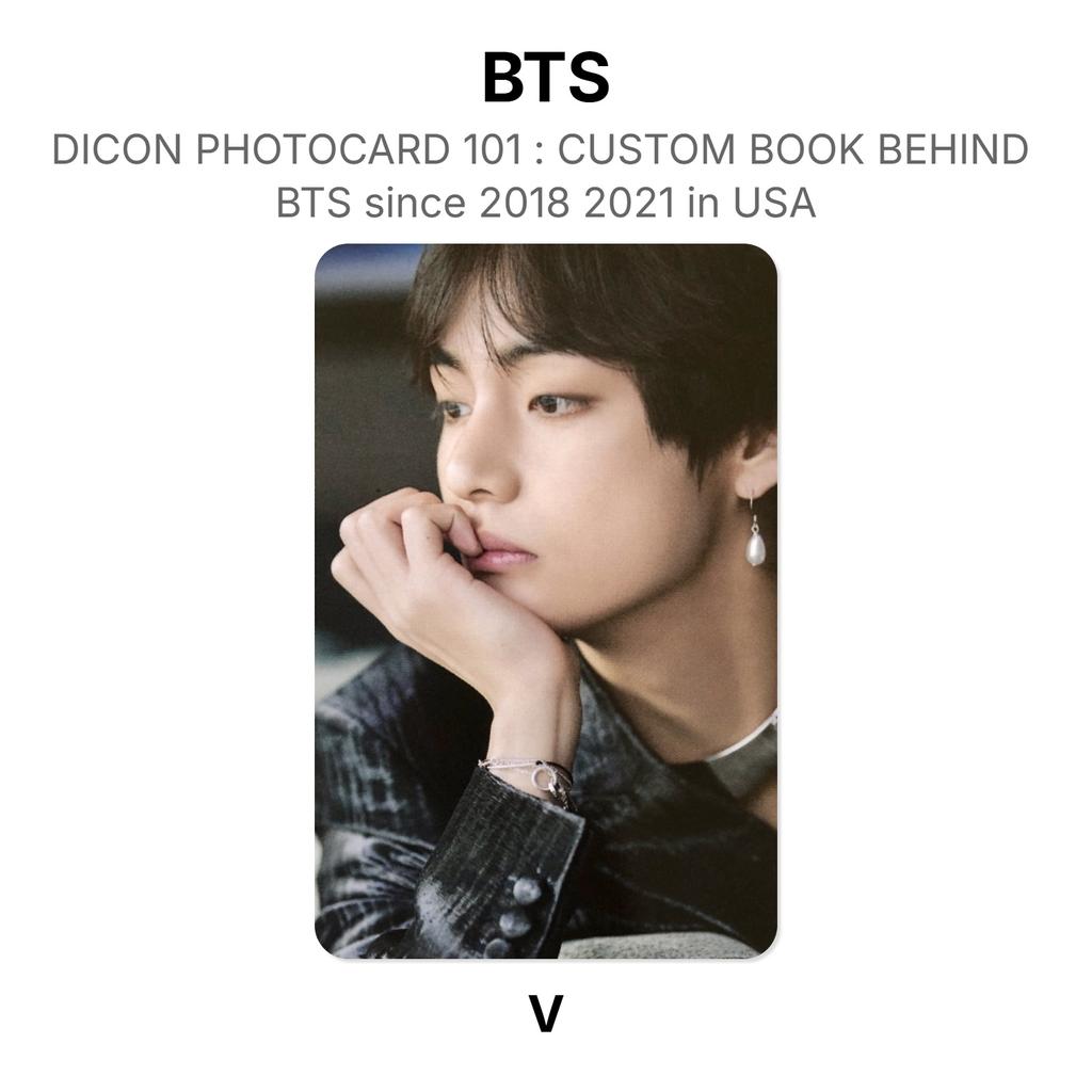 BTS DICON PHOTOCARD 101 : CUSTOM BOOK BEHIND BTS Since 2018 2021 In USA Official Photocard