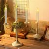 6pcs LED Taper Candle Lights, Flameless Floating Candles Battery Operated Window Candles for Christmas Wedding Birthday Party
