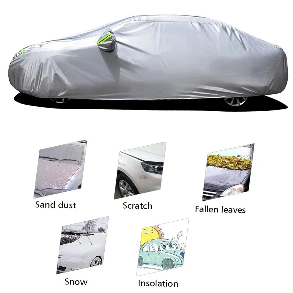 Universal Car Covers Size S/M/L/XL/XXL Indoor Outdoor Full Auot Cover Sun UV Snow Dust Resistant Protection Cover New