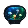 Oval Shaped 3D Jellyfish Aquarium Lamp with Multi-Color Changing LED Light and Realistic Jellyfish Simulation for Ambient Lighting