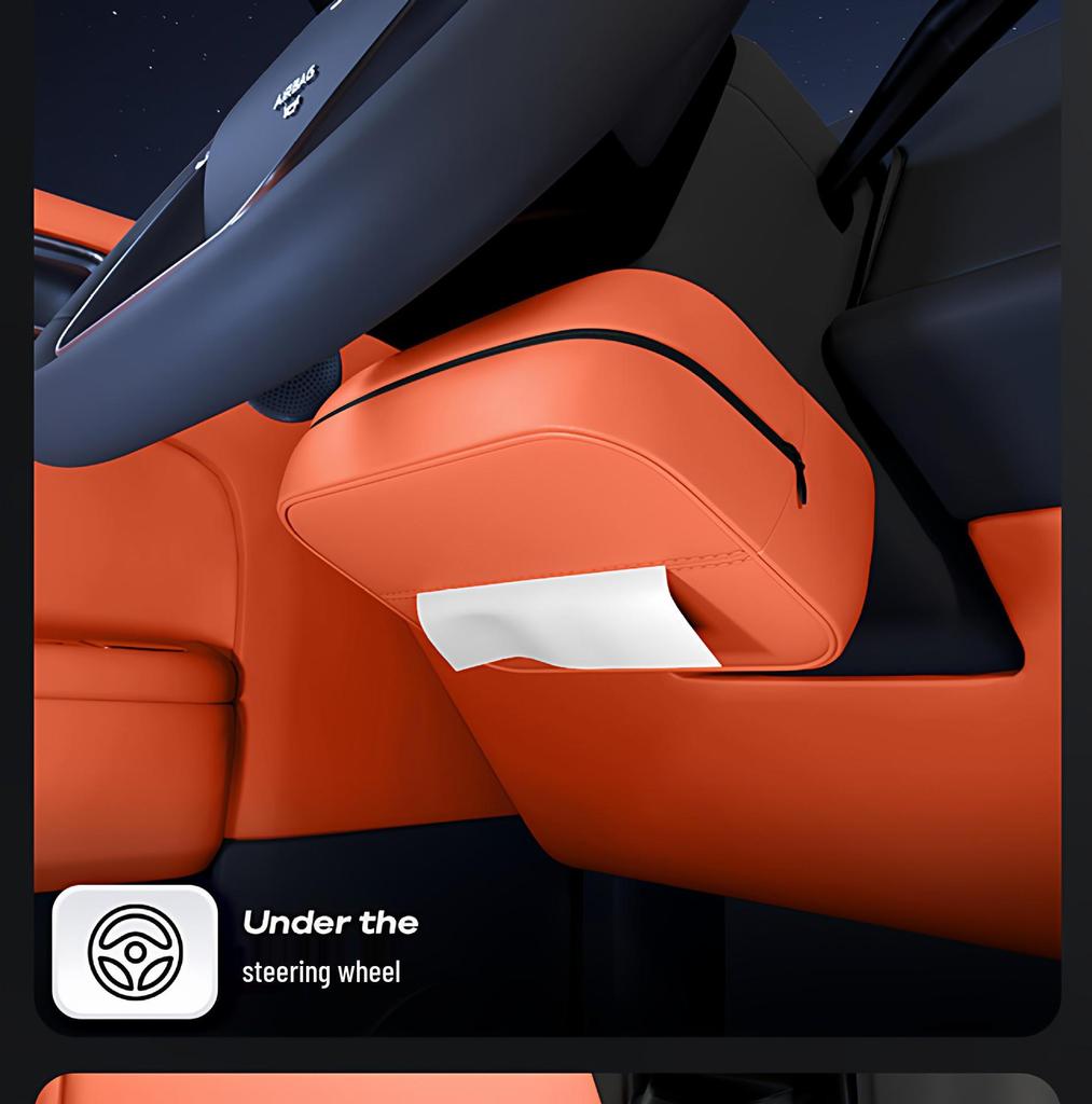 2025 BZ 3X Car Tissue Box: New Model Hanging Glove Box Accessory
