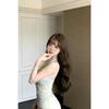 Neck skirt women's summer new pure desire chest pad hip wrap small short thin temperament accessories dress
