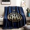 FC Internazionale Milano Theme Personalized Outdoor Flannel Blankets Soft And Suitable For All Seasons Perfect For Sofas Beds And Camping