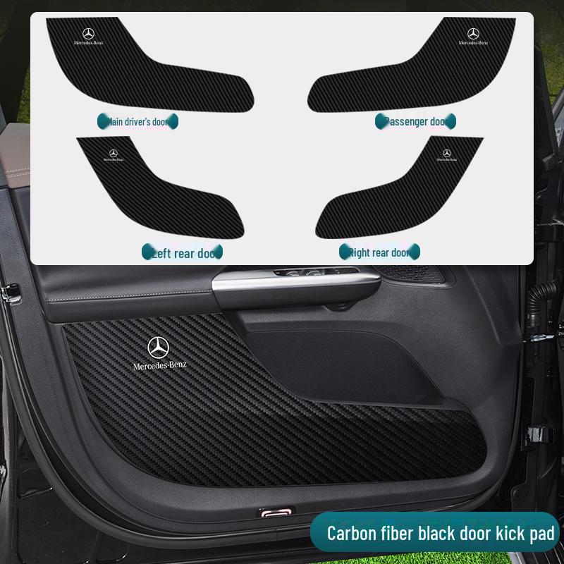 Mercedes-Benz EQE SUV Nakładka chroniąca przed kopnięciami na drzwi: Odporny na zarysowania panel wewnętrzny.