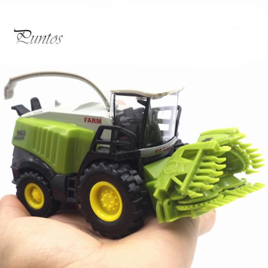 Mini 1/43 Landwirtschaftlicher Mähdrescher Modell Kinder Jungen Legierung Auto Spielzeug Geburtstagsgeschenk