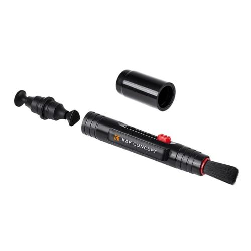 K&F Concept Lens Cleaning Pen for Cameras, Smartphones, Tablets, Glasses | Comes with a Soft Brush | Easily Removes Dirt and Fingerprints
