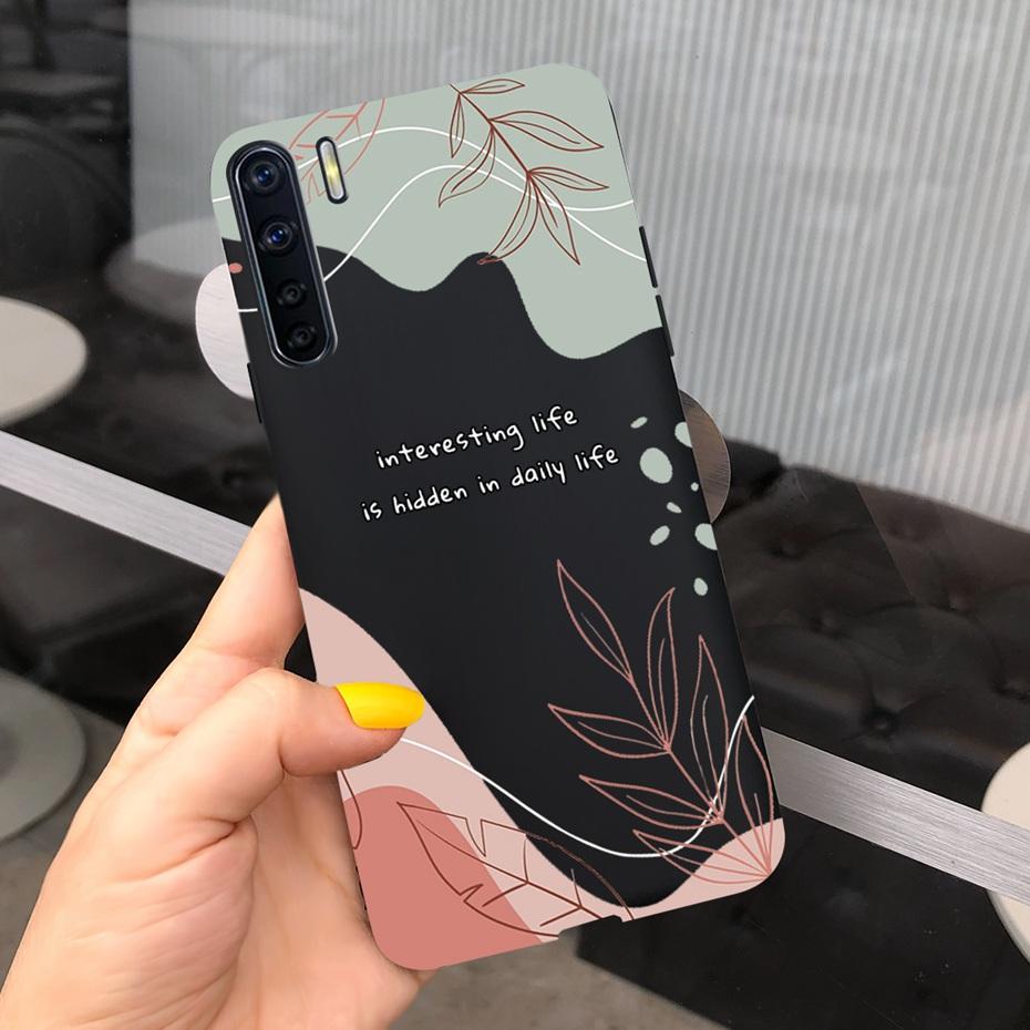 For OPPO A91 Case Oppo F15 CPH2001 CPH2021 Lovely Printing Jelly Silicone Soft Phone Back Cover Cases For Oppo Reno3 CPH2043