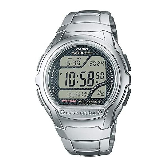 [Casio] Часы Wave Ceptor [Оригинальный отечественный продукт] Радиоуправляемые часы WV-58RD-1AJF Мужские серебристые
