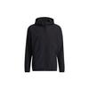 Sports Windproof Woven Hooded Jacket Black Men's GP0976