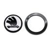 Automobile ABS steering wheel badge is suitable for Skoda Octavia Scala Rapid Kamiq Kodiaq Fabia Superb Karop Accessorie