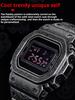 For Casio G-Shock 3299 DW5600 DW-5610 Bezel Frame Mod Kit GW-M5610 GMW-B5000 Modified Paisley Pattern Stainless Steel Case Strap