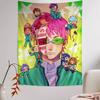 Manga The Disaster Of Nanxiong Saiki K Printed Large Wall Tapestry Art Science Fiction Room Home Decor Decor Blanket