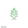 Creative Cartoon Insect & Plant Shaped Electroplated Paper Clips for File Organization