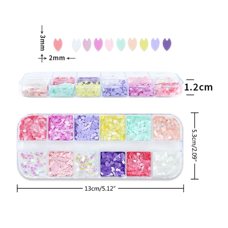 Flower Sequin Petals Pigment Filler For DIY Nail Art UV Crystal Epoxy Resin Mold Filling Crafts Jewelry Accessories