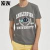 Fashion Summer Man Tshirt Anglerfish University Est 2025 Fish Emblem Short Sleeve Relaxed Fit Round Neck Tshirt Teeshirt Male
