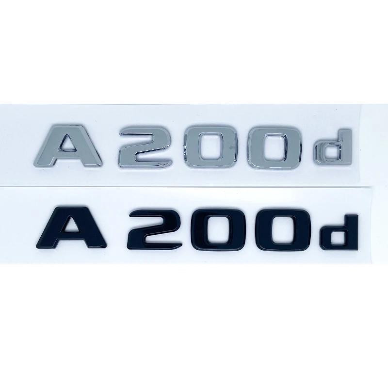 3D Letters A180 A200 A220 A250 A260 A180d A220d 4Matic ABS Emblem for Mercedes Benz A Car Trunk Rear Logo Sticker RK1