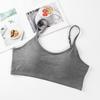 Women'S Basic Sports Bra Scoop Neck Wireless No Padding Bralette Ultra Comfortable Soft Smoothing Seamless Sexy Backless Tank Top Lingerie
