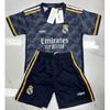 Real Madrid Ronaldo Kids Soccer Jersey Set Youth Training Kit Black 140-150cm Polyester