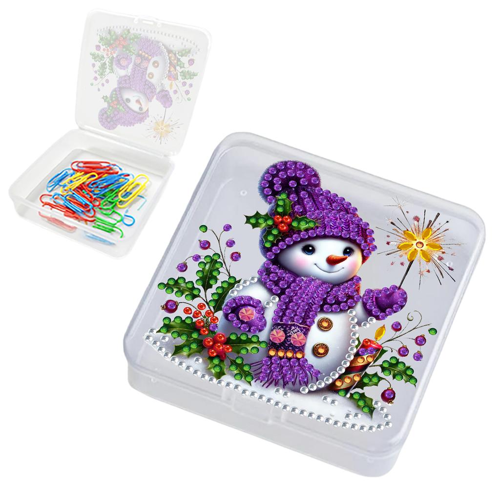 5D DIY Diamond Painting Storage Box Clear Organizer Plastic Case for Beads Jewelry Travel and Nail Art Accessories