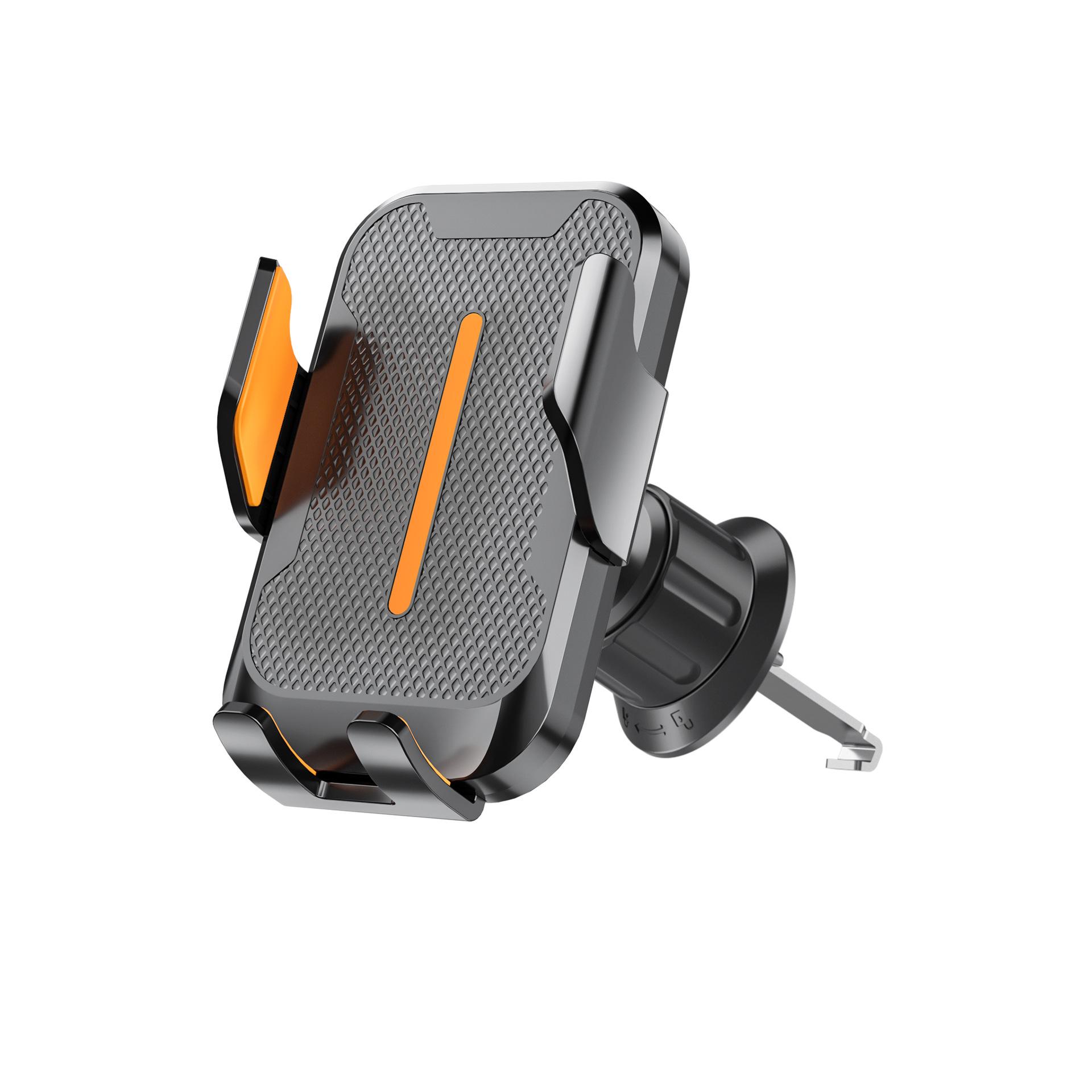 Rhombus Grid Car Phone Holder with Spring Arm Rhombus Grid Pattern