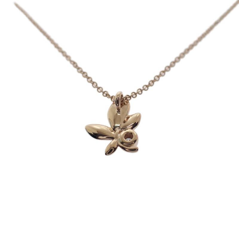 TIFFANY&Co. 60021537 Necklace K18 Pink Gold/diamond Women