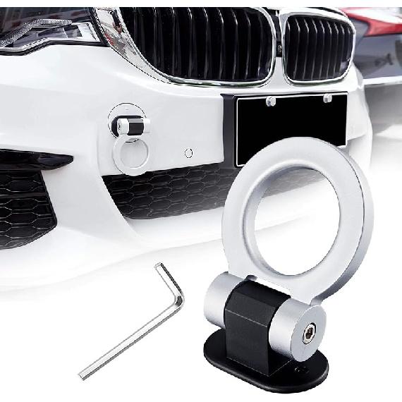 TOMALL Tow Hook Kit Red Car Decorations Sticker Car Decor Bumper For Auto Exterior Accessories (ONLY Decoration)