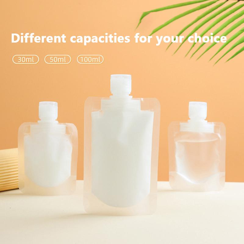 Draagbare Reis Vloeistof Verpakkingstas Lotion Dispenser Tas Herbruikbare Shampoo Cosmetica Opbergcontainer 30ml 50ml 100ml