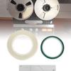 1/4 10inch Tape Splicing Set with Splicing Tape and Leader Tape Reel To Reel Professional Tape Splicing Block Accessory