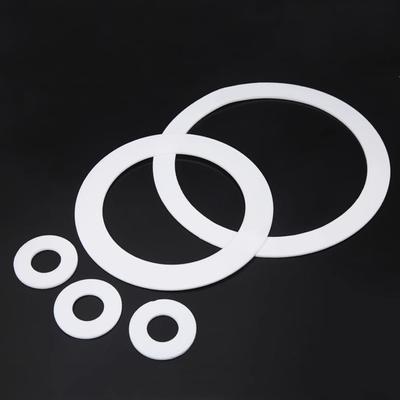 PTFE Gasket High Temperature Resistance Plastic King Flange Seal Washer Thick 1.25mm ID 3/4/5/6/7/8/9/10/11/11.2/12/12.5/13mm