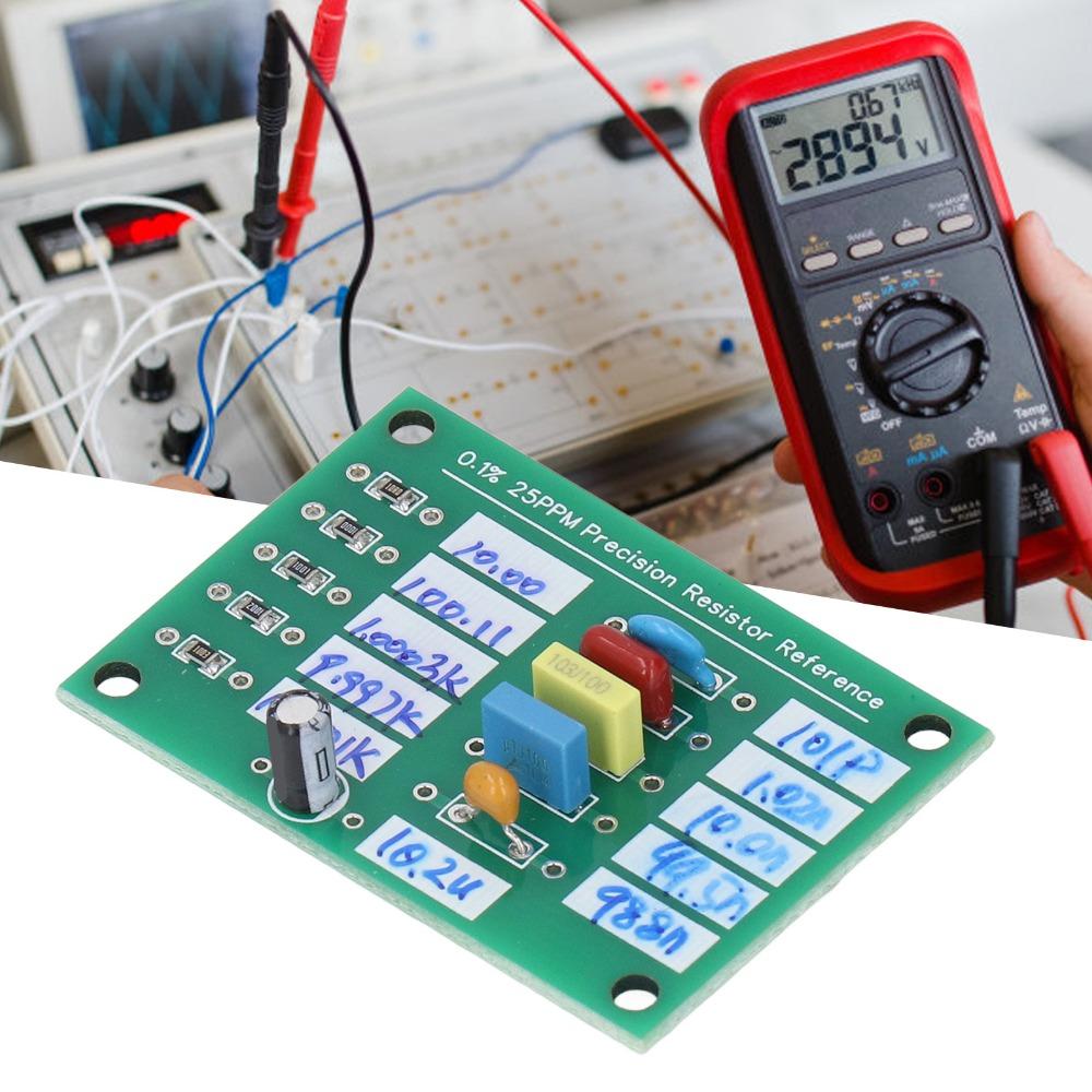0.1% 25PPM Precision Resistor Standard Board Resistance Capacitance Board  Electronic Measuremen