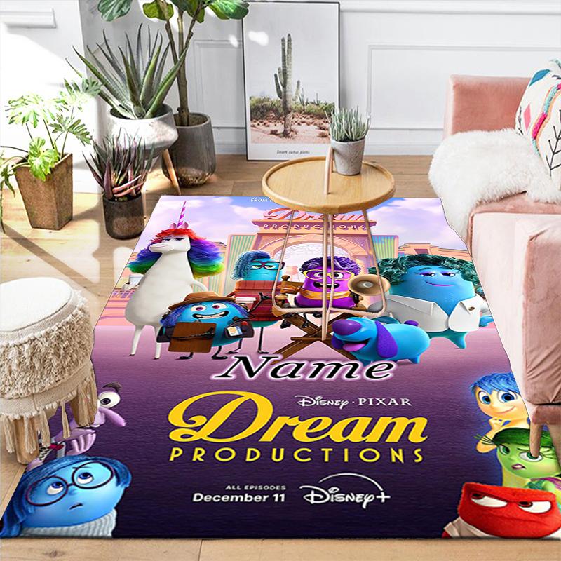 Custom 1Pc Inside Out Emotions Rug Office Carpet Indoor Outdoor Entrance Doormat Nonslip Soft And Comfortable Living Room D91681
