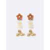 Gu By Uniqlo Flower   Ribbon Mini Hair Clip 6p