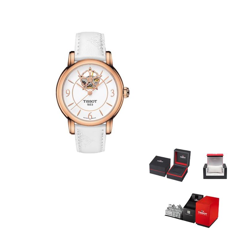 

TISSOT Heart Collection Automatic Mechanical Movement 30m Water Resistance Women s Watch 35mm Gold Dial T050.207.37.017.04 White Dial