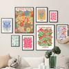 Santorini Hawall Flower Market Abstract Vintage Posters And Prints Aesthetic Art Wall Canvas Painting Room Home Bar Cafe Decor
