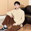 TonLion 2024 Men's High-Neck Solid Color Pullover Sweater