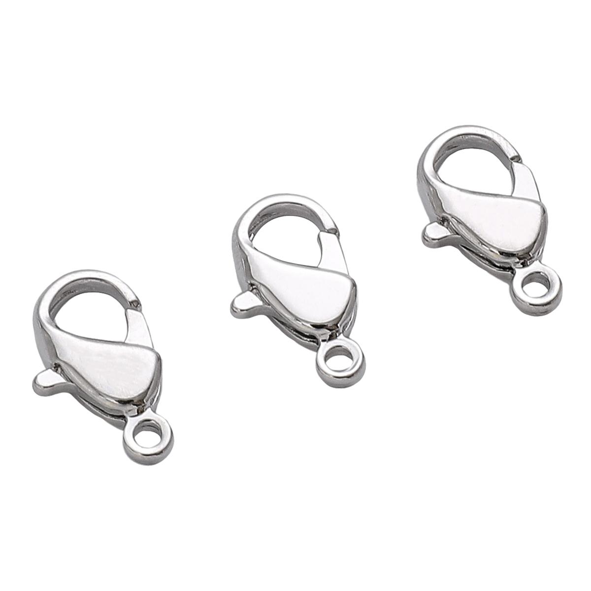 

Медные застежки-омары для изготовления ювелирных изделий своими руками, аксессуары для рукоделия 12mm роман серебряный