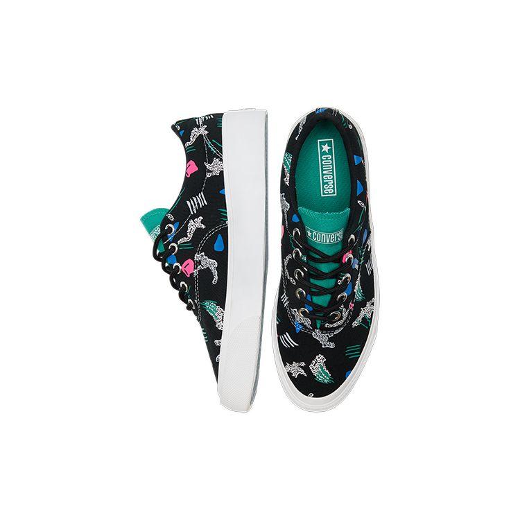 Converse Skid Grip CVO Archive Print - Black Unisex Sneakers Court-Green White 170725C