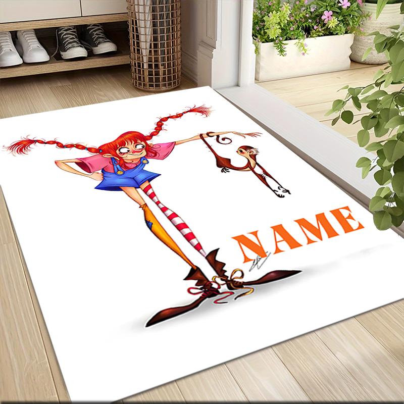 Custom Name Friendship Between Child Horse Carpet Rug Customizable Soft Washable Anti-Slip Home Living Room Sofa Mats Personalized Rug. 0909324