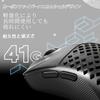 ATTACK SHARK x MAMBASNAKE M2 Gaming Carbon PAW3395PRO 40000 50G 650 AI Cloud RGB PC Macro RGB Coiled Cable Stickers Included Mouse, Fiber, BK52820,