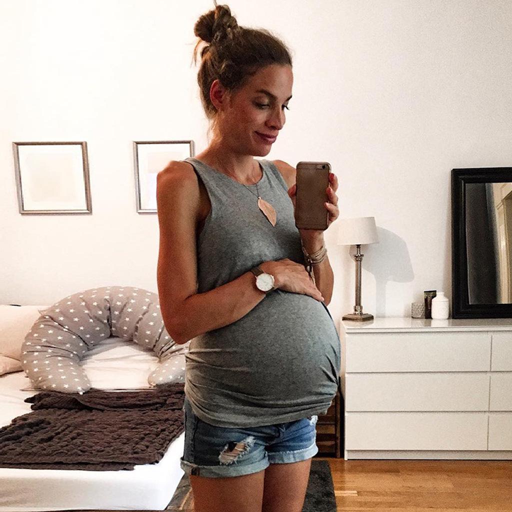 Buy Summer Maternity Sleeveless Shirts 