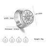  Vintage Tetragrammaton Rings Magical Wahyeh Blessed Pentagram of Solomon Finger Rings for Men Stainless Steel Jewelry