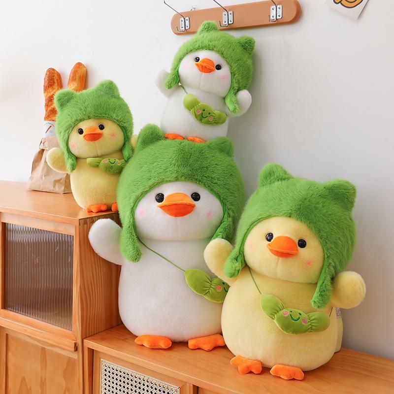 Duck Loveliness With Hats Plush Toy Doll Throw Pillow Gift Comfortable Soft And