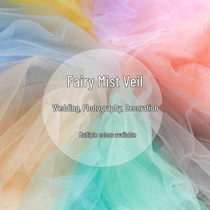 Fairy Mist Tulle Fabric: Soft Handmade Lace Veil for DIY, Clothing & Crafts