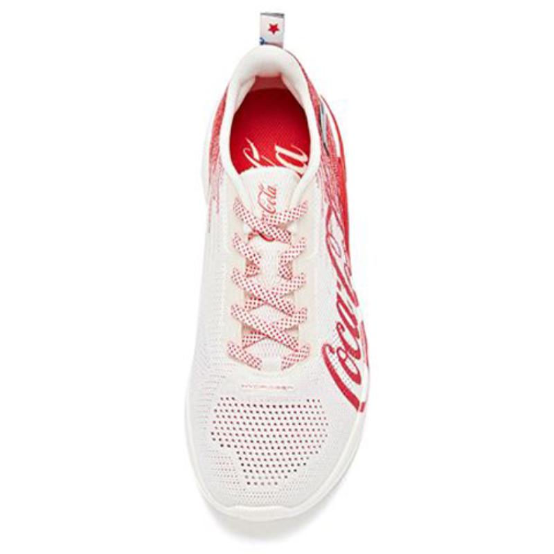 Coca Cola x Anta Hydrogen Run II Abrasion Resistant Breathable Low Top Running Shoes Women's Red White Sneakers 122025540-9