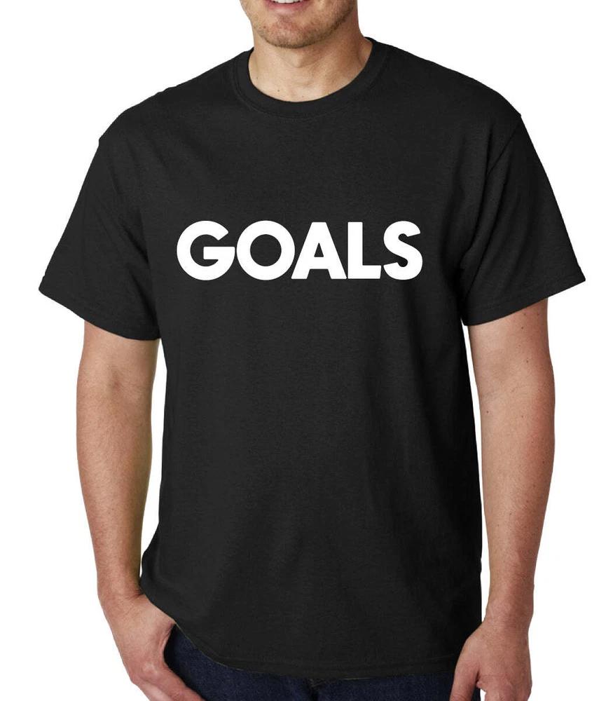 Goals Unisexs TShirt Top Tee Shirts Graphic Funny Quote Joke Geek Novelty Rude S