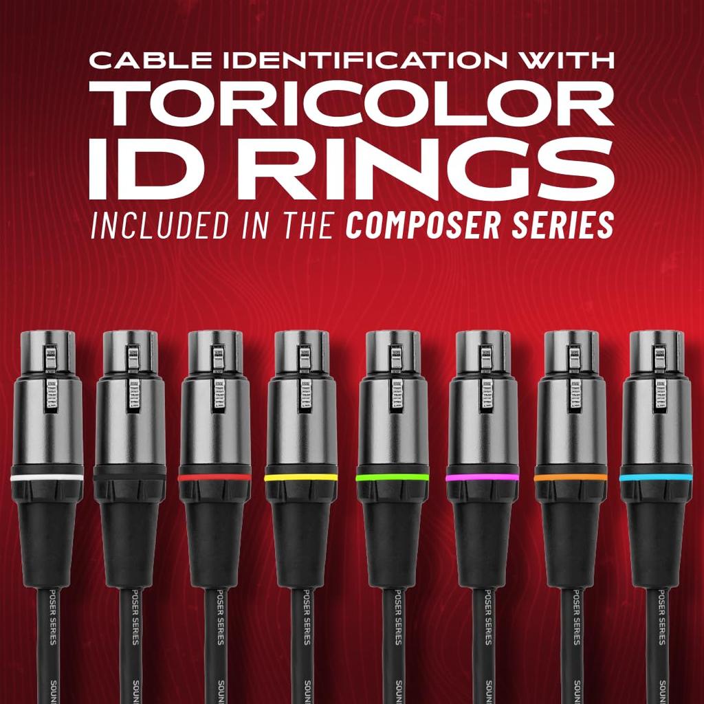 Cableworks by Gator Cases Composer Series Microphone Cable (20ft XLR/TRS-Phone) GCWC-XLR-20FTRS [Domestic Genuine Product]