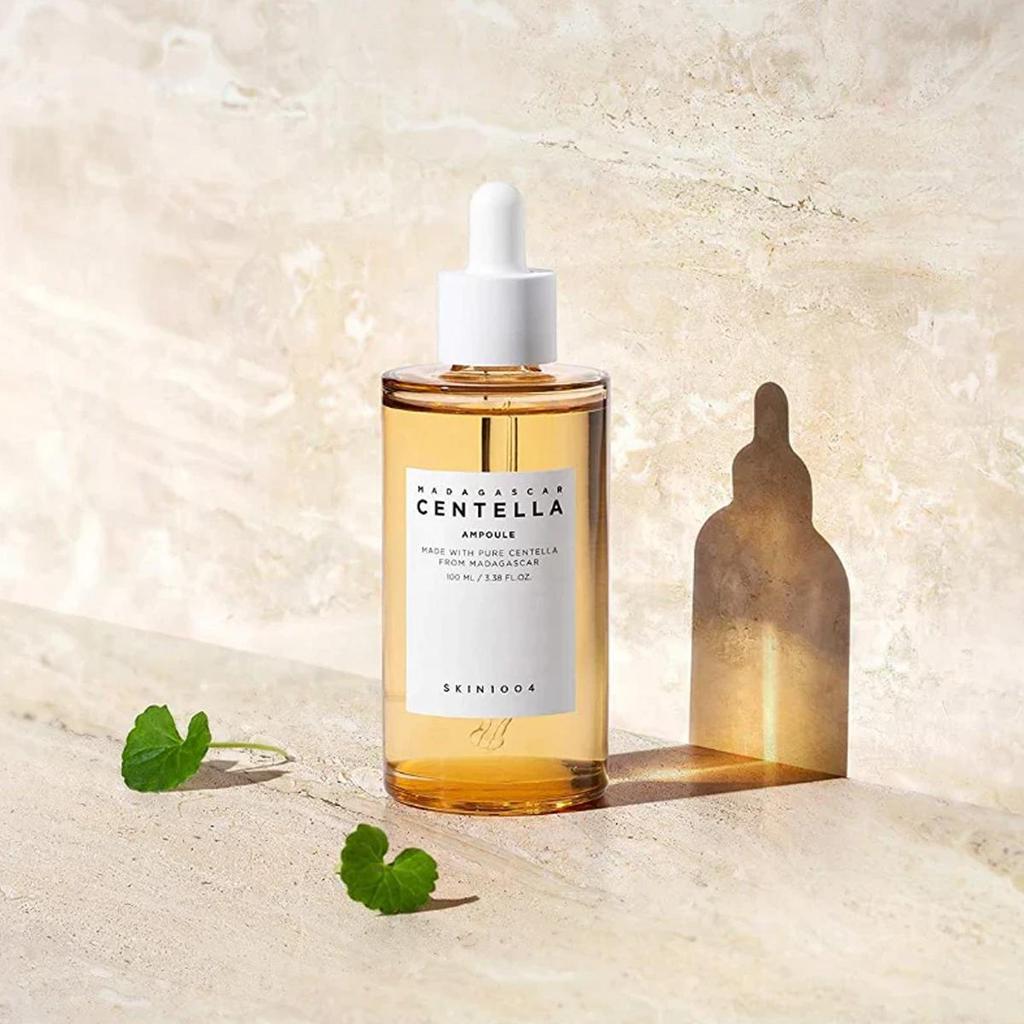 Skin1004 Madagascar Centella Ampoule 100ml, Mild & Non-Irritating, Relieve Redness, Light Texture, Long-Lasting Moisture, K-Beauty, Korean Makeup
