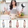 Oil-proof Cartoon Apron Stripe Pig Pattern Apron Adjustable   Women