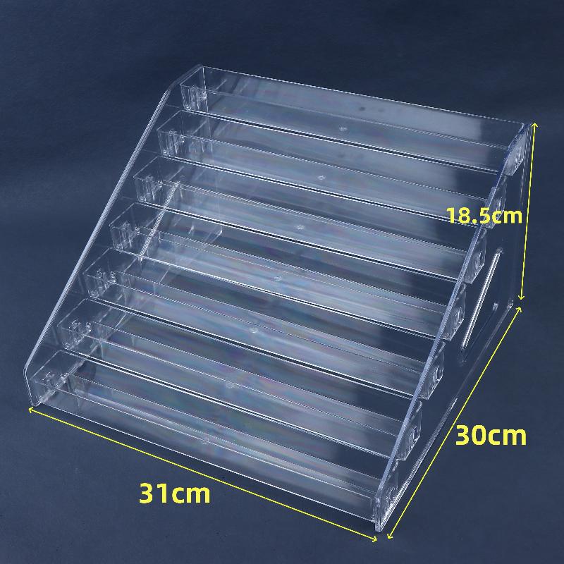 1 Set Lippenstift-Organizer 3/4/5/6/7 Schichten Erhöhte Kosmetik-Aufbewahrungs-Organizer Nagellack-Parfüm-Display-Ständer