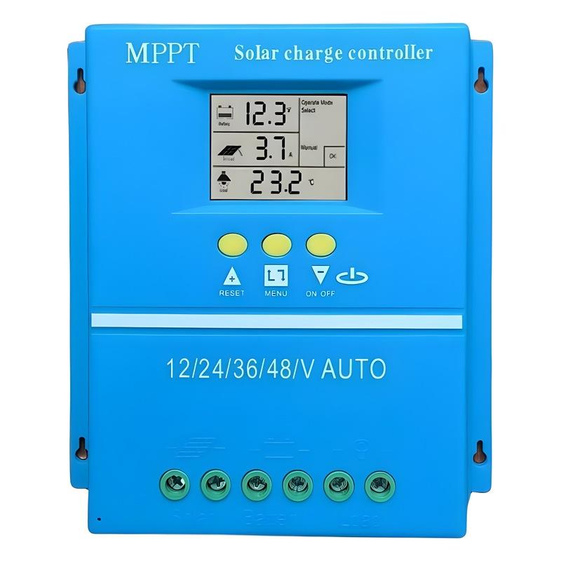 60A80A12V24V36V48V100A Solar Controller with Backlight Display Photovoltaic Power Generation LCD Controller